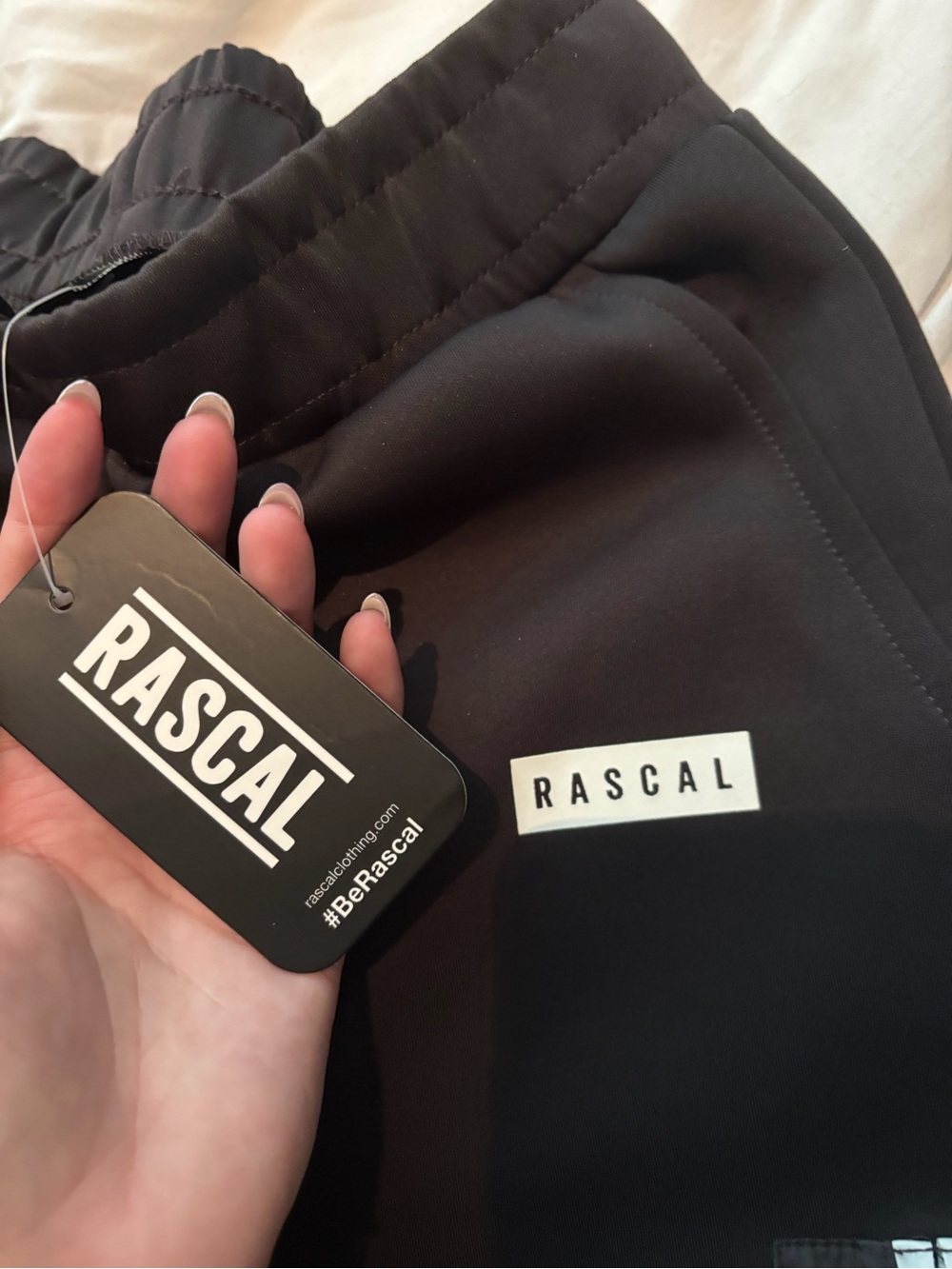 Kids Black Rascal track pants - Picture 4 of 4